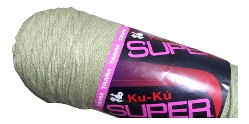 Estambre Ku-ku Super Tubo De 200 Gramos Color Olivo claro