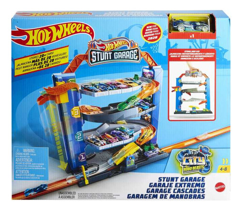 Conjunto Garagem De Manobras - Hot Wheels City - Mattel