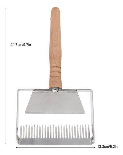 Raspador De Horquilla Para Destapar De Acero Inoxidable