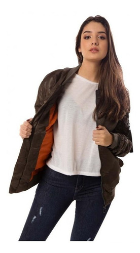 Campera Camuflada Boyfriend Bomber | Vov Jeans (481)