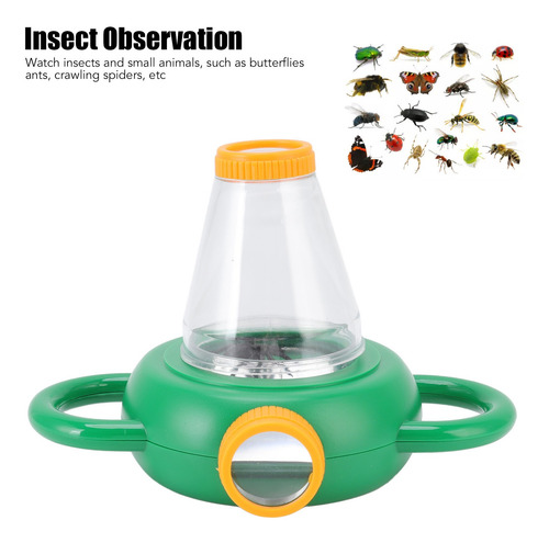 Lupa Portátil Para Insectos, Visor De Insectos Bidireccional