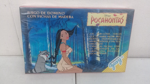 Juego Dominó  Fichas De Madera Pocahontas Lupetoys