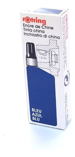 Tinta Para Estilográfica Rotring  X 23ml Azul X 2 Unidades