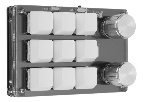 Mini Keyboard Knob Wireless Programmable Shortcut Usb Dual