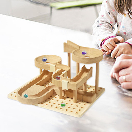 Pista De Madera Para , Juguete Para Construir Tú Mismo,