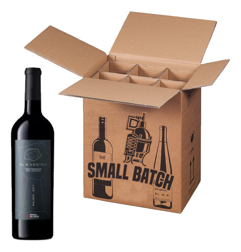 Vino Almandino Malbec 2022 Bodega Dal Borgo Caja X6