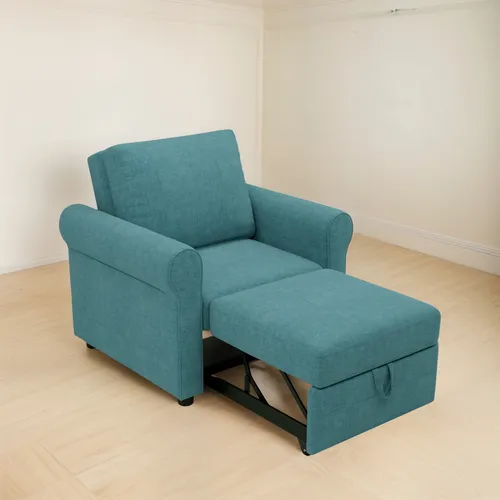 Gia Sofá Cama Convertible 3 En 1, Sillón Individual Con R.