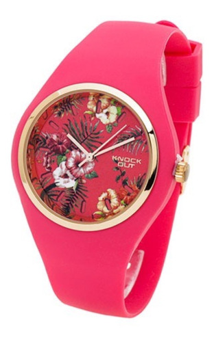 Reloj Knock Out 8469 Dama Silicona Wr Colores * Taggershop Color de la malla 170 Color del bisel 170 Color del fondo 170