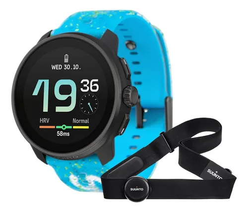 Suunto Race S Power Blue & Cinturón De Ritmo Cardíaco