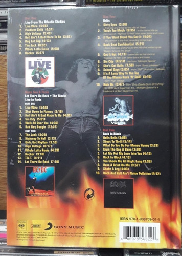 Ac/dc - Bonfire 5 Cd´s