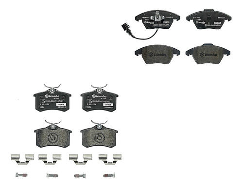 Jgo Balatas (sport Xtra) Tras+del Leon L4 2.0l 06 Brembo