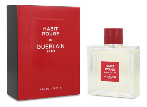 Habit Rouge Guerlain 100 Ml Edt Spray - Hombre