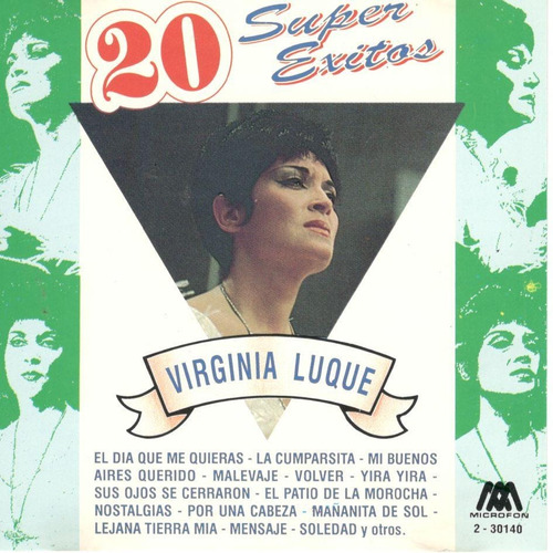 Cd Virginia Luque - 20 Súper Éxitos