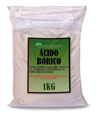 Adubo Ácido Bórico 99% De Pureza 1kg *direto Da Fabrica*