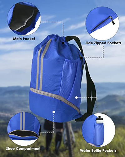 -mochilas Deportivas, Bolsa De Fútbol Con Cordón, Mochila Pa
