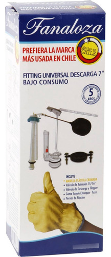 Fitting Universal Para Estanque Plástico