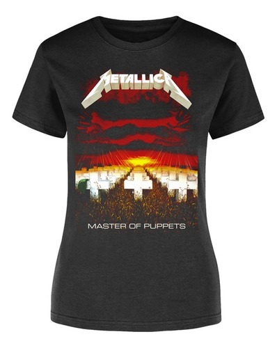 Playera Metallica Master Para Mujer