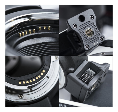 Adaptador Viltrox para lente de foco automático EF-EOS M Diâmetro de rosca fêmea 0 mm Diâmetro de rosca macho 0 mm
