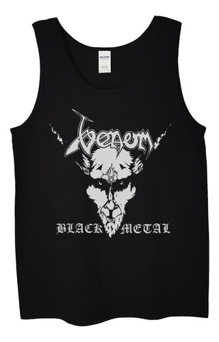 Polera Musculosa Venom Black Metal Metal Abominatron