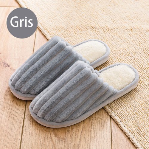 Pantuflas Peluche Mantener Caliente Suaves Y Cómodo Unisex