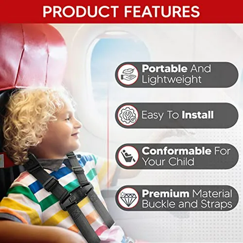 Arnés De Seguridad Para Viajes En Avión Para Niños - Cómodo