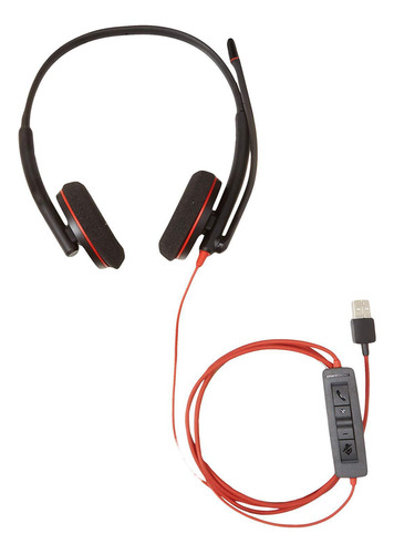Headset Stereo Usb Blackwire C3225 Usb-a Single Plantronics