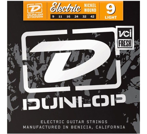 Cuerdas Para Guitarra Eléctrica Dunlop Light 09/42 Den0942