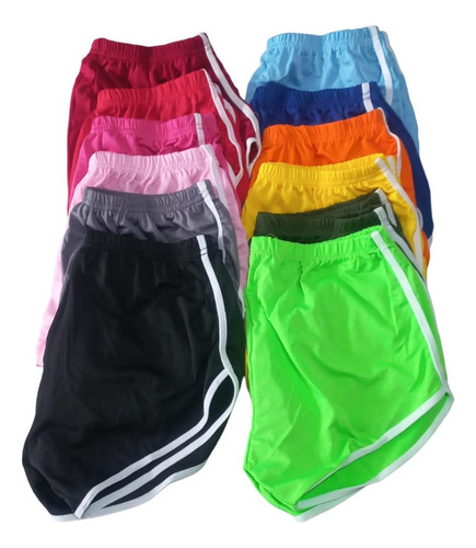 Set De 12 Shorts Deportivos Colores Surtudos