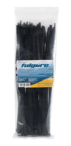 Cintillo De Plástico 4 /10cm  Negro X100und Fu0278 Fulgore