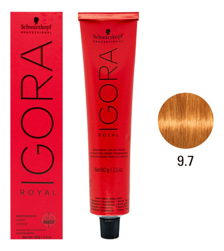 Schwarzkopf Igora Royal Tintura Pelo Tono 9.7 X 60gr Local