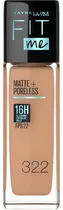 Comprar Base de maquillaje líquida Maybelline Fit Me Matte + Poreless Base de Maquillaje tono 322 warm honey - 30mL 30g