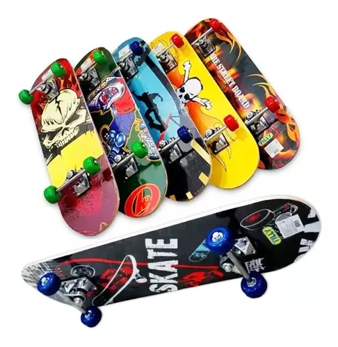 Skate De Dedo Skateboard Promoção C/lixa +pcs Para Brincar