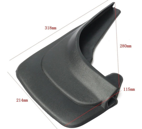 Imagen 5 de 5 de Guardabarros Guarda Fango Auto Universal X4 /r&c