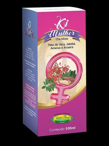 4 Cha Ki Mulher Anti-inflamatorio Ultero Ovário 500 Ml 