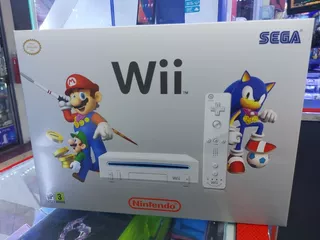 Nintendo Wii Color Blanco + 1 Mando Con Numshock + 3 Juegos