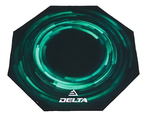 Protector De Piso Delta Gamer Decorplas Color Verde