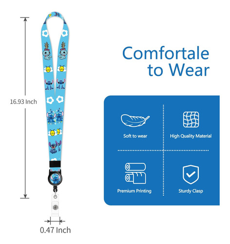 Lanyard De Cuello Soporte De Insignia De Identificació...