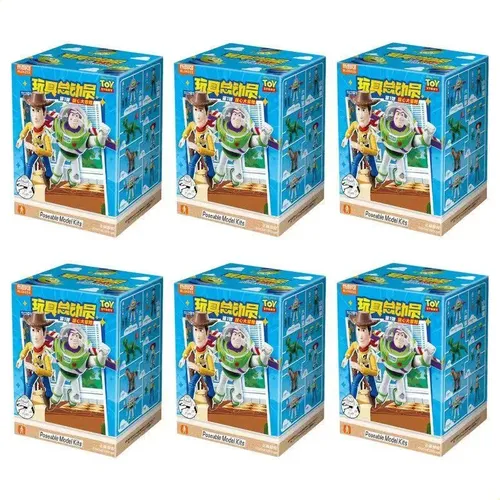 6pcs Blokees Toy Story Vol.1 Heart Adventure Assembly Figure
