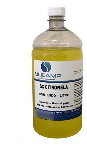 Óleo De Citronela Repelente Natural Para Uso Em Lamparina 1l