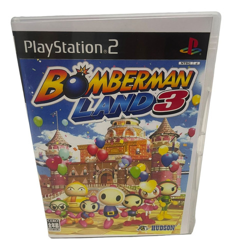Bomberman Land 3 Play 2 Com Capa E Pôster Ps2