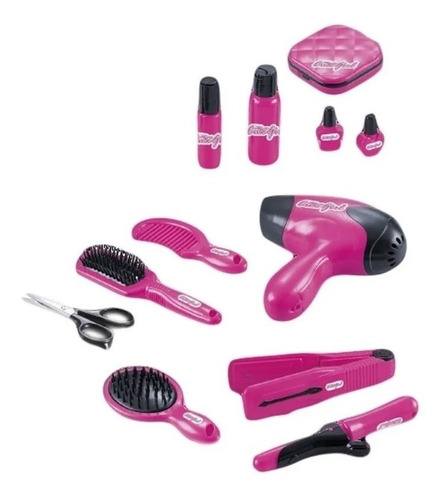 Imagen 2 de 4 de Juliana Set De Peluqueria C/ Luz Y Sonido Accesorios Nena Ed