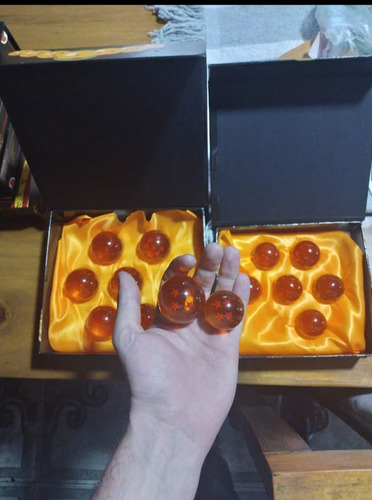 Esferas Del Dragon 3.5/4 Cm Mas Llavero Dragon Ball Z Supe