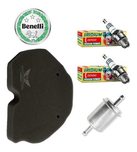 Kit De Mantención + Bujías Iridium Benelli 302 Original