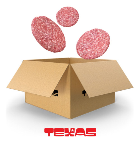 Hamburguesa Familiar Texas - Caja De 132 Unid De 112g 