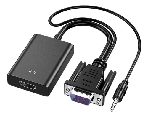 Convertidor Vga A Hdmi + Audio Fullresolucion 720 1080i 1080