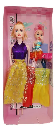 Muñeca Con Vestidos Accesorios Juguete Niñas
