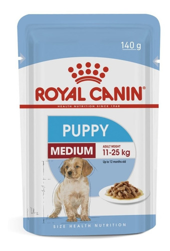 Ração Úmida Cão Filhote Médio Medium Sachê 140g Royal Canin