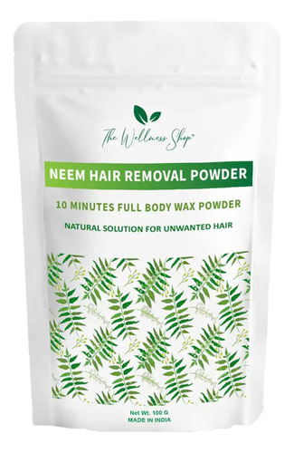 The Wellness Shop - Polvo De Depilacion Neem - Cera De Cuerp