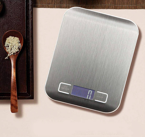 Báscula Digital De Cocina Usb Recargable Acero Inoxidable 10,basculas,bascula Digital