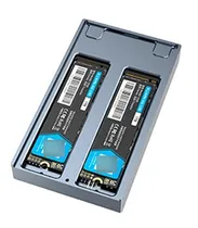 Comprar Case Orico Dual Para Discos Duros M.2 (nvme), M.2 Sata Nuev0